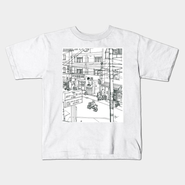 Osaka Japan Kids T-Shirt by valery in the gallery